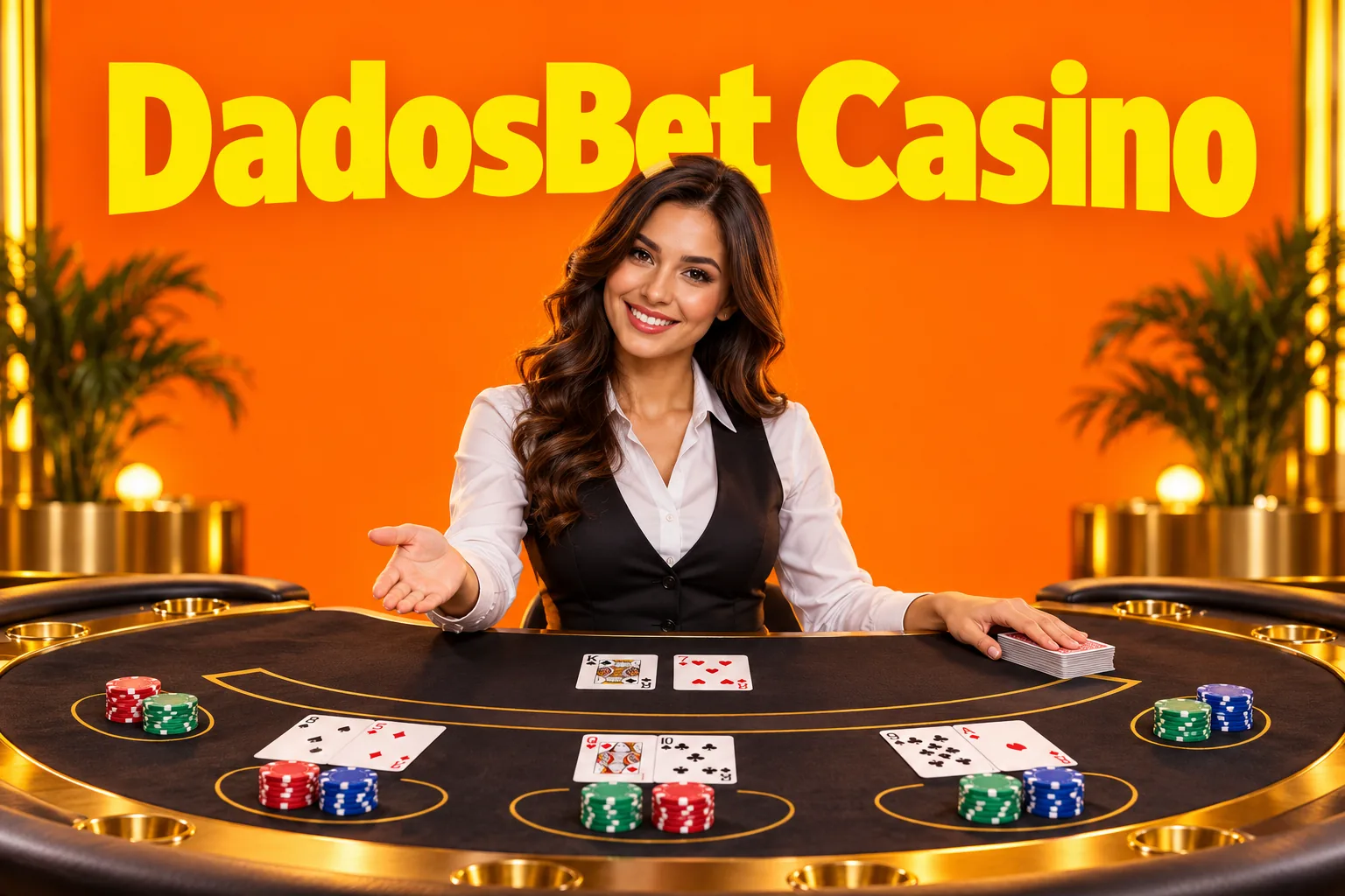 Casino en vivo con crupieres y mesa de dados